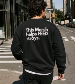 Feed the Stray CrewNeck